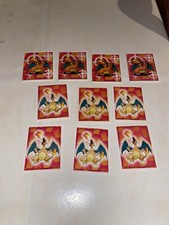 IMAGE AUTOCOLLANT STICKER MERLIN POKEMON 1999 DRACAUFEU CHARIZARD N°6 180 1CHOIX