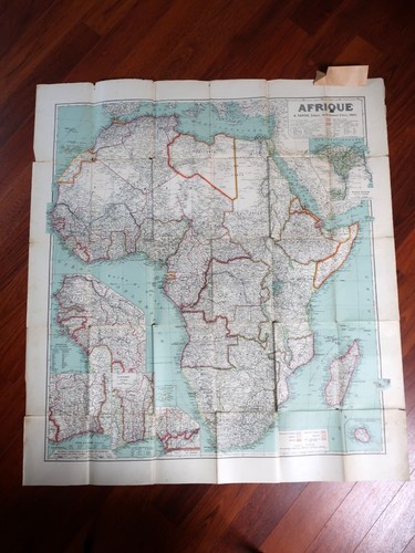 Carte taride afrique - carte,