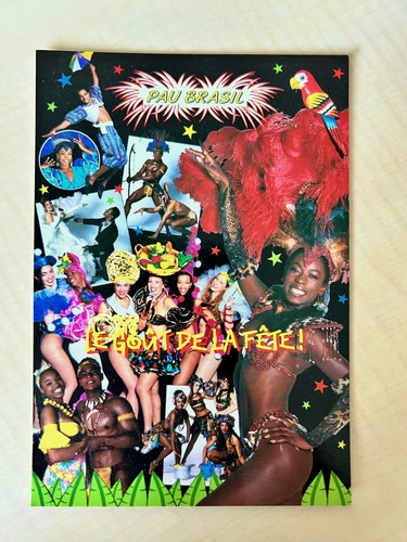 Carte postale pau - carte, brazil