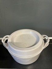 Ancienne Cocotte Ronde Doufeu 24 cm Cousance Le Creuset France en Fonte Émaillée