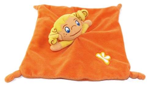 Doudou plat fille poupee - doudou,