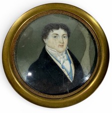 Miniature Ancienne Portrait