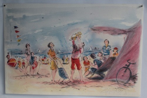Lithographie originale georges - originale,