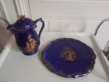 CAFETIERE + PLAT A TARTE GIEN DECOR JAPONAIS Années 60/70  VINTAGE