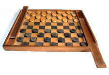 ANCIEN JEU DE DAME + ECHIQUIER