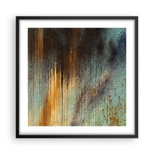 Affiche Poster 50x50cm Tableaux Image Photo Abstraction Industriel Peinture Art