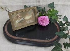 ANCIEN PLATEAU EN BOIS NOIRCI GLOBE DE MARIEE  NAPOLEON