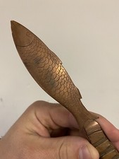 Coupe Papier Poilu Cuivre