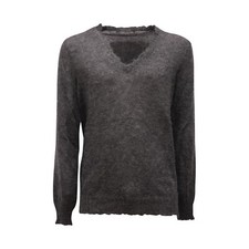 4484AT maglione uomo MESSAGERIE man v-neck mohair sweater