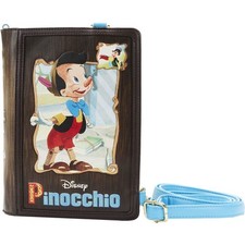 Disney Pinocchio Sac Bandoulière Transformable en Sac à Dos Style Livre 30cm Lou