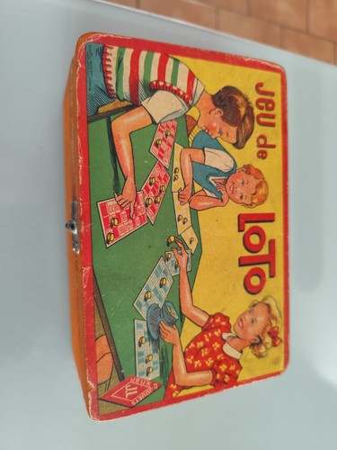 Jeu loto ancien - jeu, de