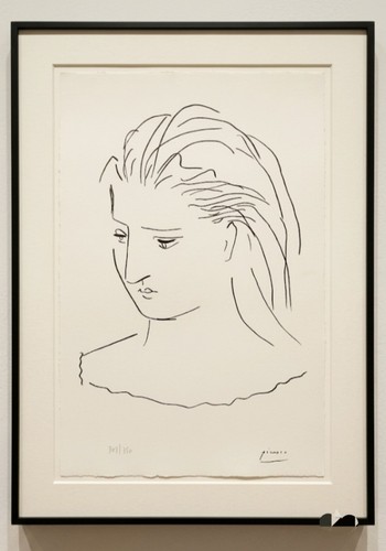 Superbe lithographie portrait