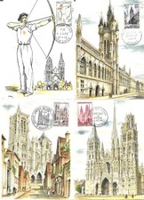 lot de 4 Cartes maximum Barré-Dayez