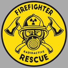 LOGO SIGNE POMPIER RADIOACTIF