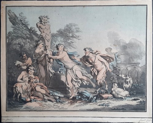 Bacchus préside fête - à, la