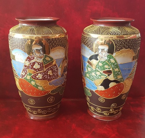 Paire vases satsuma - paire, de