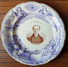 TRES RARE ASSIETTE PARLANTE