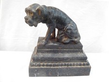 SUPERBE CHIEN EN FONTE