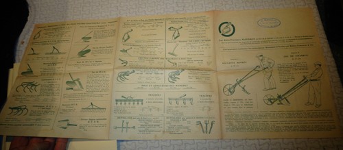 Ancien dépliant retro - le,