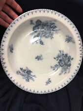 Plat Rond Creux Service Flore en Faïence de Sarreguemines