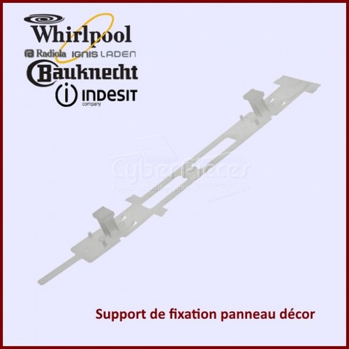 Plaque fixation whirlpool - plaque, de