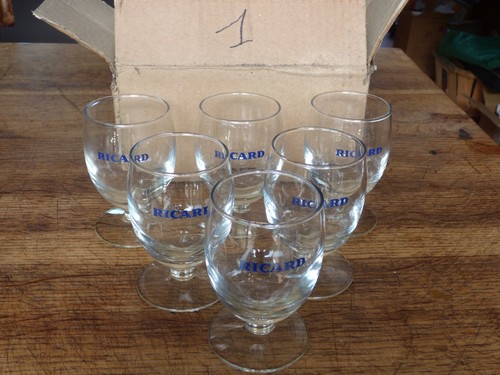 Lot verres ricard ballon - verres,