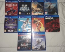 Lot de 10 jeux playstation 4