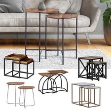 Lot de 2x table gigogne en