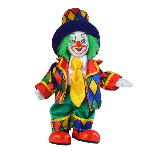 Poupée clown céramique 19 - poupée,