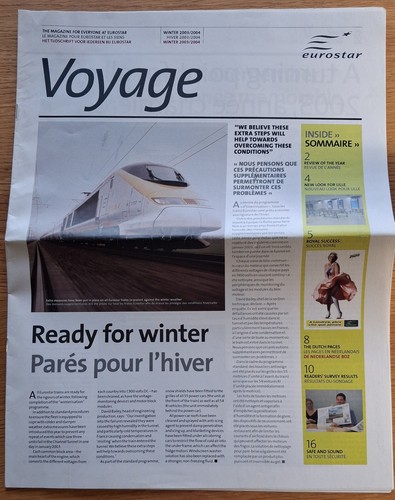 Voyage eurostar staff - -,