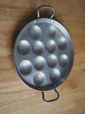 Assiette à four Pour 12 Escargots en alu Made In France Ø 18 Cm