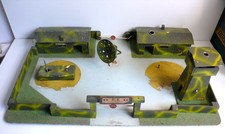 DEPREUX   GRAND CAMP MILITAIRE  BOIS/TÔLE   À COMPLÉTER    60x40 cm   ANNÉES 60