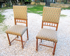 Chaises ebeniste tapissier - chaises,