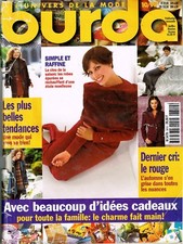 BURDA Patrons Couture Non Découpés Femmes, Hommes, Enfants. Octobre 1998. 