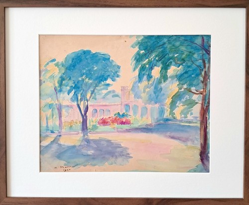 Tableau grande aquarelle