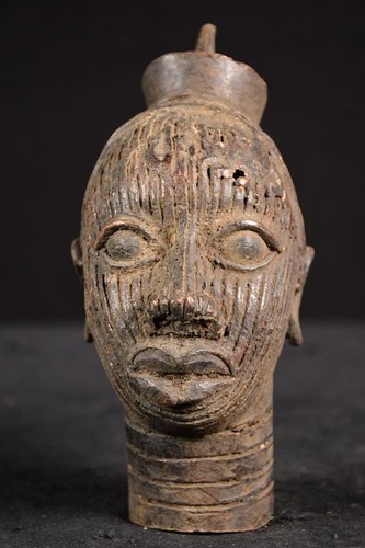 Bronze tête de - tête, figure