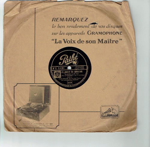 78t 25cm andré - andré, disque