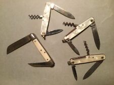 LOT DE 4 ANCIENS COUTEAUX PLIANTS de poche DONT 1 « LE SABOT FONTENILLE »