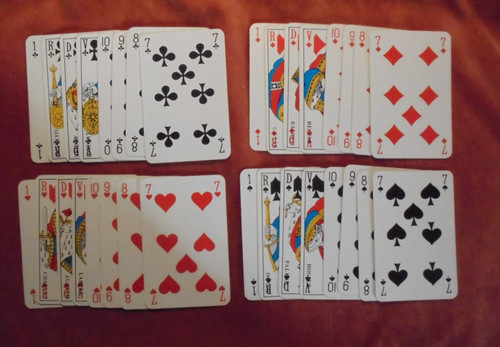 Joli jeu cartes jouer - jeu,