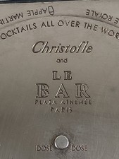Christofle - Guide Cocktail Le Bar Plaza Athénée Paris - Bar Cocktail