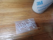 Autocollants autocollants en vinyle signature Valentino Rossi VR 46 X1 signat...