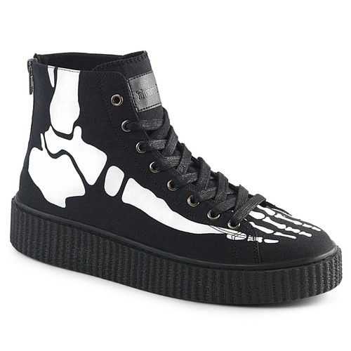Pleaser demonia lace high - demonia, lace-up