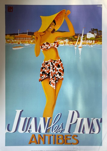 Juan les pins affiche - affiche,