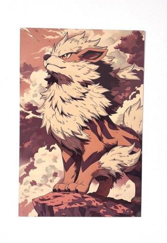 Poster metal arcanin pokemon - poster,