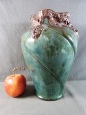 Vase Art Nouveau en céramique