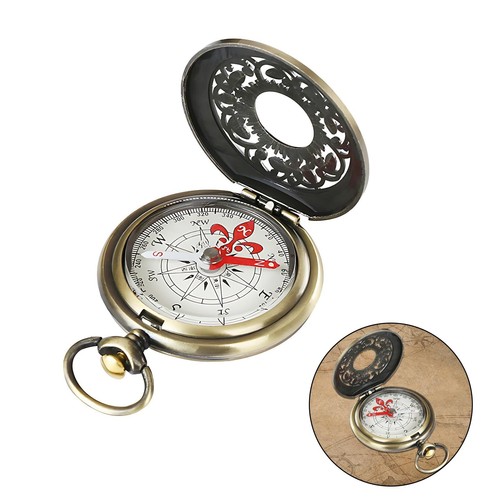 Boussole randonnée vintage - randonnée,
