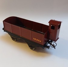 Train Hornby. Wagon tombereau avec vigie