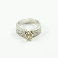 Bague pour femme en Or Blanc 18 carats