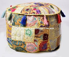 Ottomane Pouf Housse Indien