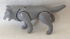 PLAYMOBIL GREY OPEN MOUTH WOLF